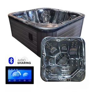 Spa ogrodowe Vulcano -5 osobowe, grafit