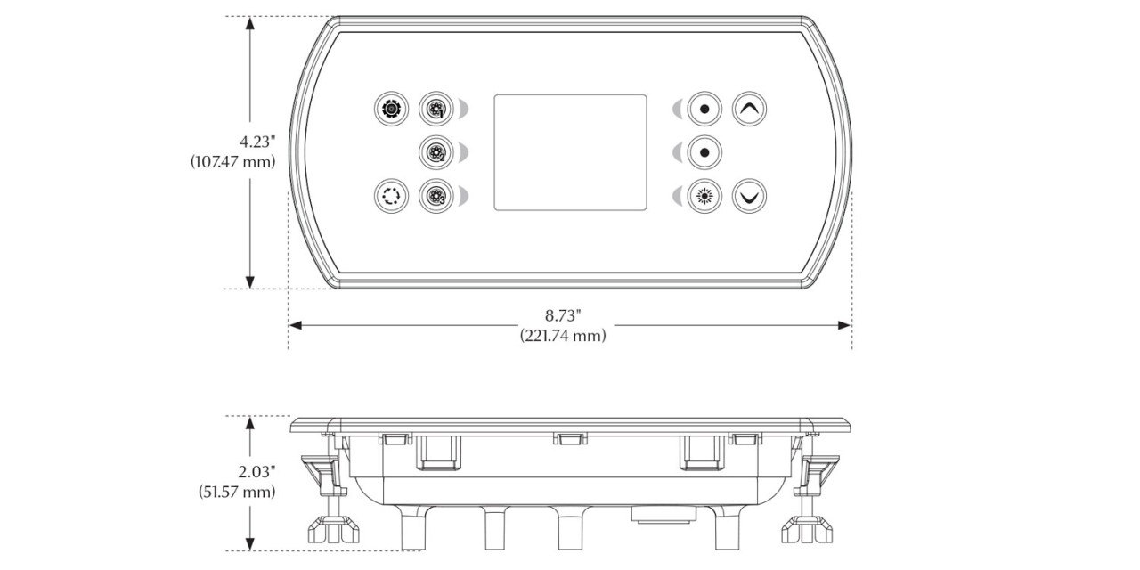 gecko k800 display abmessungen 1280x1280